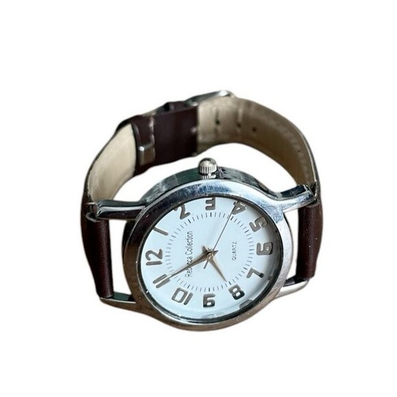 Rebecca Collection Ladies Fashion Wristwatch Brown Strap New Battery - Picture 5 of 7